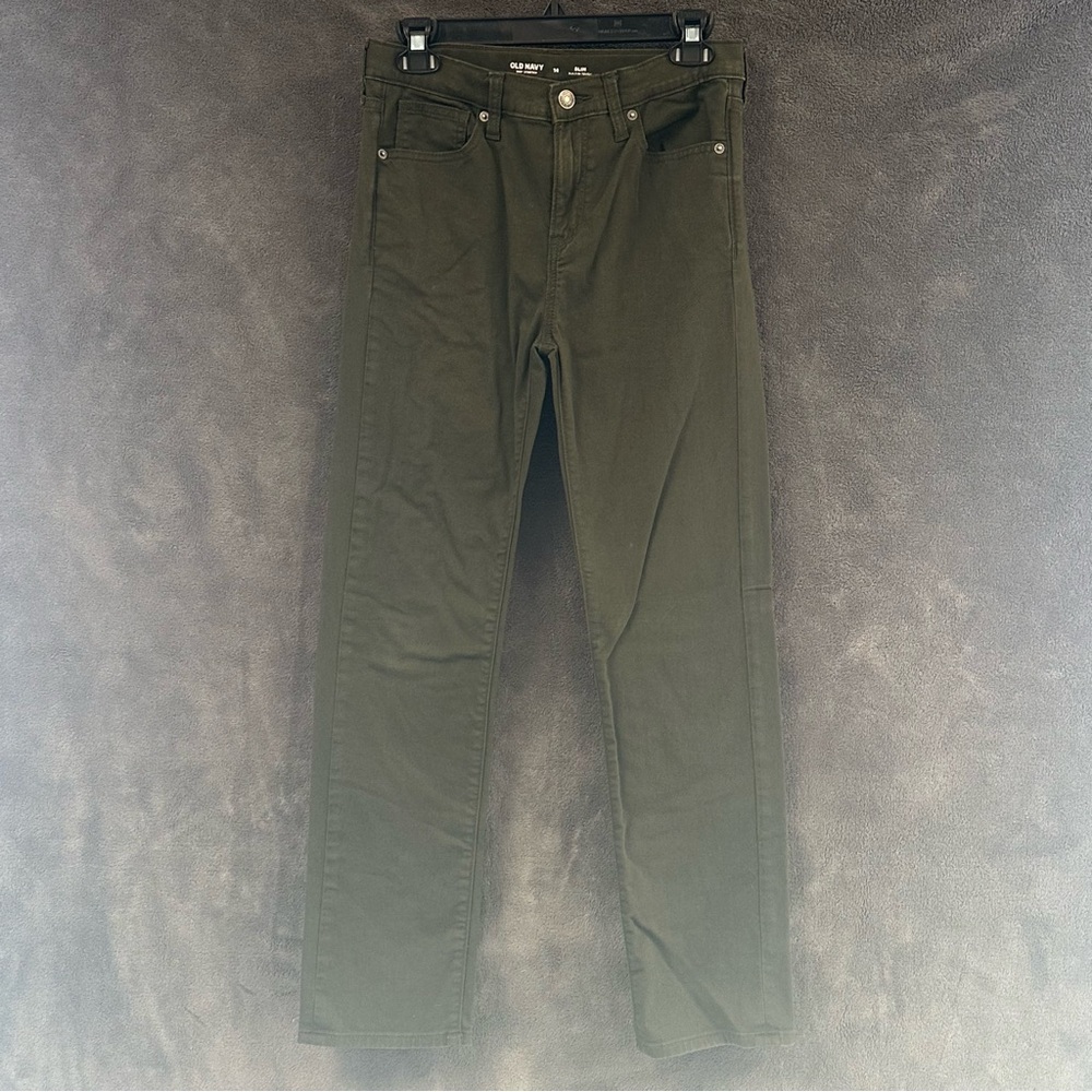 Old Navy Men's Slim Jeans in Dark Olive